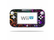 Mightyskins Protective Vinyl Skin Decal Cover for Nintendo Wii U GamePad Controller wrap sticker skins Color Swirls