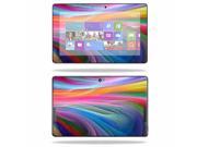 MightySkins Protective Skin Decal Cover for Asus VivoTab RT TF600T 10.1 Inch Tablet Sticker Skins Rainbow Waves