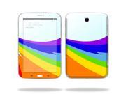 Mightyskins Protective Skin Decal Cover for Samsung Galaxy Note 8.0 Tablet with 8 screen wrap sticker skins Rainbow Flood