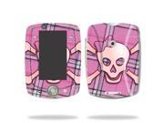 Mightyskins Protective Skin Decal Cover for LeapFrog LeapPad2 Explorer Learning Tablet wrap sticker skins Pink Bow Skull