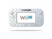 Mightyskins Protective Vinyl Skin Decal Cover for Nintendo Wii U GamePad Controller wrap sticker skins Diamond Plate