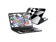 Mightyskins Protective Skin Decal Cover for Dell Inspiron 17 3721 Laptop 17 Released 2013 wrap sticker skins Checkered Flag