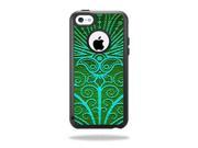 Mightyskins Protective Vinyl Skin Decal Cover for OtterBox Commuter iPhone 5C Case wrap sticker skins Floral Design