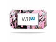 Mightyskins Protective Vinyl Skin Decal Cover for Nintendo Wii U GamePad Controller wrap sticker skins Pink Tree Camo
