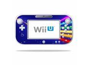Mightyskins Protective Vinyl Skin Decal Cover for Nintendo Wii U GamePad Controller wrap sticker skins Rainbow Twist