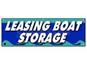 72 LEASING BOAT STORAGE BANNER SIGN boatyard marina marine repair boating sales