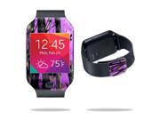 Mightyskins Protective Vinyl Skin Decal Cover for Samsung Galaxy Gear 2 Neo Smart Watch wrap sticker skins Purple Tree Camo