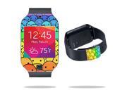 Mightyskins Protective Vinyl Skin Decal Cover for Samsung Galaxy Gear 2 Neo Smart Watch wrap sticker skins Happy Faces