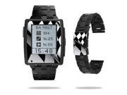 Mightyskins Protective Vinyl Skin Decal Cover for Pebble Steel Smart Watch wrap sticker skins Checkered Flag