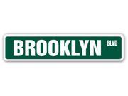 BROOKLYN NY Street Sign NYC New York City big apple New Yorker