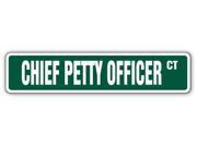 CHIEF PETTY OFFICER Street Sign cpo canadian navy new