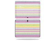 Mightyskins Protective Vinyl Skin Decal Cover for Samsung Galaxy Note Pro 12.2 P900 Tablet skins wrap sticker skins Rainbow Chevron