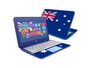 Mightyskins Protective Vinyl Skin Decal Cover for HP Stream 13 Laptop Cover wrap sticker skins Australian Flag