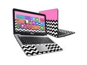 Mightyskins Protective Vinyl Skin Decal Cover for ASUS F555LA 16 Cover wrap sticker skins Pink Chevron