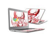 Mightyskins Protective Vinyl Skin Decal Cover for Toshiba CB35 Chromebook 13.3 Laptop Cover wrap sticker skins Melting Skulls