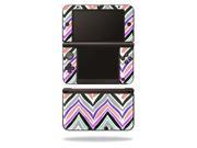 MightySkins Protective Vinyl Skin Decal Cover for Nintendo 3DS XL Original 2012 2014 Models Sticker Wrap Skins Colorful Chevron