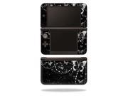 MightySkins Protective Vinyl Skin Decal Cover for Nintendo 3DS XL Original 2012 2014 Models Sticker Wrap Skins Black Butterfly