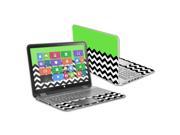 MightySkins Protective Vinyl Skin Decal for HP Pavilion X360 13.3 Touch Laptop cover wrap sticker skins Lime Chevron