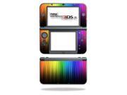 MightySkins Protective Vinyl Skin Decal for New Nintendo 3DS XL 2015 cover wrap sticker skins Rainbow Streaks
