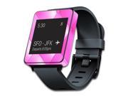 MightySkins Protective Vinyl Skin Decal for LG G Smart Watch W100 cover wrap sticker skins Pink Upholstery