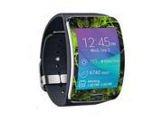 MightySkins Protective Vinyl Skin Decal for Samsung Galaxy Gear S Smart Watch cover wrap sticker skins Green Distortion