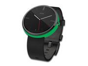 MightySkins Protective Vinyl Skin Decal for Motorola Moto 360 Smart Watch cover wrap sticker skins Glossy Green