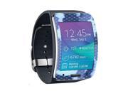 MightySkins Protective Vinyl Skin Decal for Samsung Galaxy Gear S Smart Watch cover wrap sticker skins Blue Camo