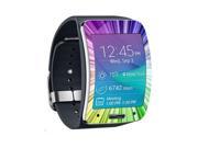 MightySkins Protective Vinyl Skin Decal for Samsung Galaxy Gear S Smart Watch cover wrap sticker skins Rainbow Explosion