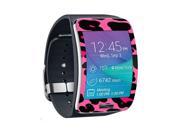 MightySkins Protective Vinyl Skin Decal for Samsung Galaxy Gear S Smart Watch cover wrap sticker skins Pink Leopard