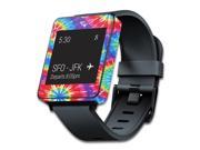 MightySkins Protective Vinyl Skin Decal for LG G Smart Watch W100 cover wrap sticker skins Tie Dye 1