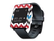 MightySkins Protective Vinyl Skin Decal for LG G Smart Watch W100 cover wrap sticker skins Aztec Blocks