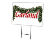 GARLAND 12 x16 Yard Sign Stake outdoor plastic coroplast window