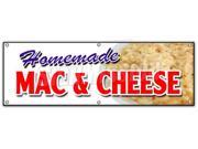 72 HOMEMADE MAC CHEESE BANNER SIGN take carry out food macaroni eat best
