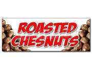 12 ROASTED CHESTNUTS DECAL sticker cooked open flame snack nuts peanuts food