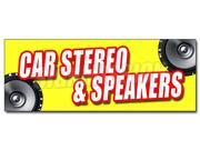48 CAR STEREO SPEAKERS DECAL sticker mp3 installation service amplifers