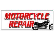 24 MOTORCYCLE REPAIR DECAL sticker tech service cycle repair all brands sale