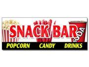 48 SNACK BAR CANDY POPCORN DRINKS DECAL sticker cold sandwiches kettle corn