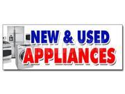 36 NEW USED APPLIANCES DECAL sticker refrigerator washer dryer delivery