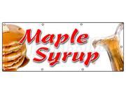 36 x96 MAPLE SYRUP BANNER SIGN sign pancakes waffles Vermont real