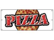 36 x96 PIZZA BANNER SIGN shop place fresh hot signs subs slice