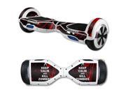 MightySkins Protective Vinyl Skin Decal for Hover Board Self Balancing Scooter mini 2 wheel x1 razor wrap cover sticker Kill Zombies