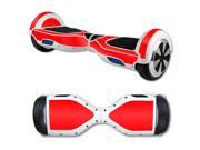 MightySkins Protective Vinyl Skin Decal for Hover Board Self Balancing Scooter mini 2 wheel x1 razor wrap cover sticker Solid Red