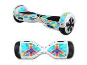 MightySkins Protective Vinyl Skin Decal for Hover Board Self Balancing Scooter mini 2 wheel x1 razor wrap cover sticker Peace Out
