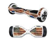 MightySkins Protective Vinyl Skin Decal for Hover Board Self Balancing Scooter mini 2 wheel x1 razor wrap cover sticker Vintage Flag