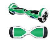 MightySkins Protective Vinyl Skin Decal for Hover Board Self Balancing Scooter mini 2 wheel x1 razor wrap cover sticker Solid Green