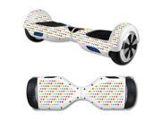 MightySkins Protective Vinyl Skin Decal for Hover Board Self Balancing Scooter mini 2 wheel x1 razor wrap cover sticker Candy Dots