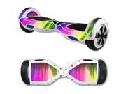 MightySkins Protective Vinyl Skin Decal for Hover Board Self Balancing Scooter mini 2 wheel x1 razor wrap cover sticker Rainbow Wood