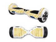 MightySkins Protective Vinyl Skin Decal for Hover Board Self Balancing Scooter mini 2 wheel x1 razor wrap cover sticker Gold Rays