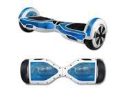 MightySkins Protective Vinyl Skin Decal for Hover Board Self Balancing Scooter mini 2 wheel x1 razor wrap cover sticker Shark