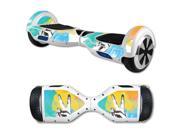 MightySkins Protective Vinyl Skin Decal for Hover Board Self Balancing Scooter mini 2 wheel x1 razor wrap cover sticker Peace brush